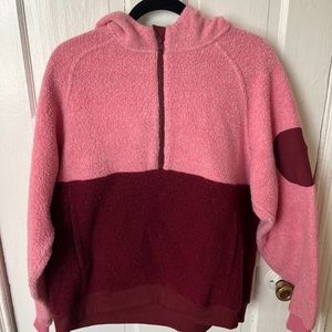 Outdoor Voices Megafleece 1/2 zip hoodie